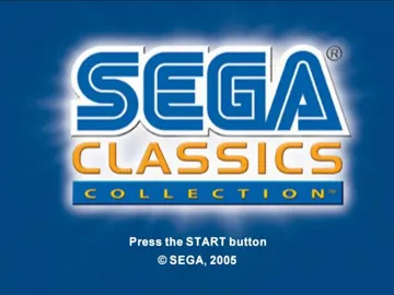 Sega Classics Collection screen shot title